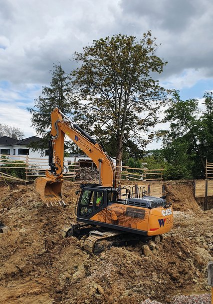 CASE CX Raupenbagger bei der Beiler GMBH 